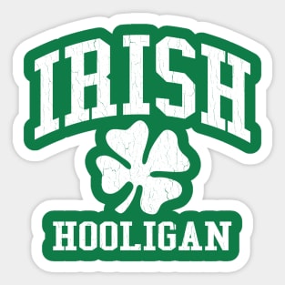 IRISH Hooligan (vintage distressed look) Sticker